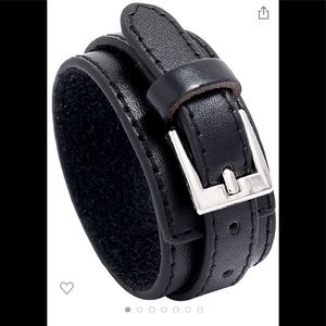 Faux Leather Wrap Bracelet